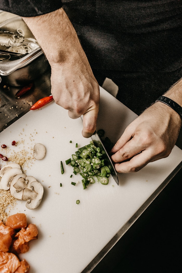 Fresh ingredients in a kitchen